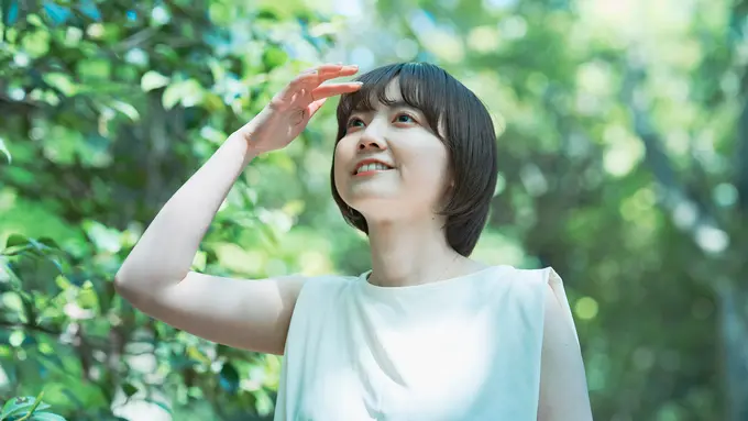 segar pagi imajinasi tersenyum