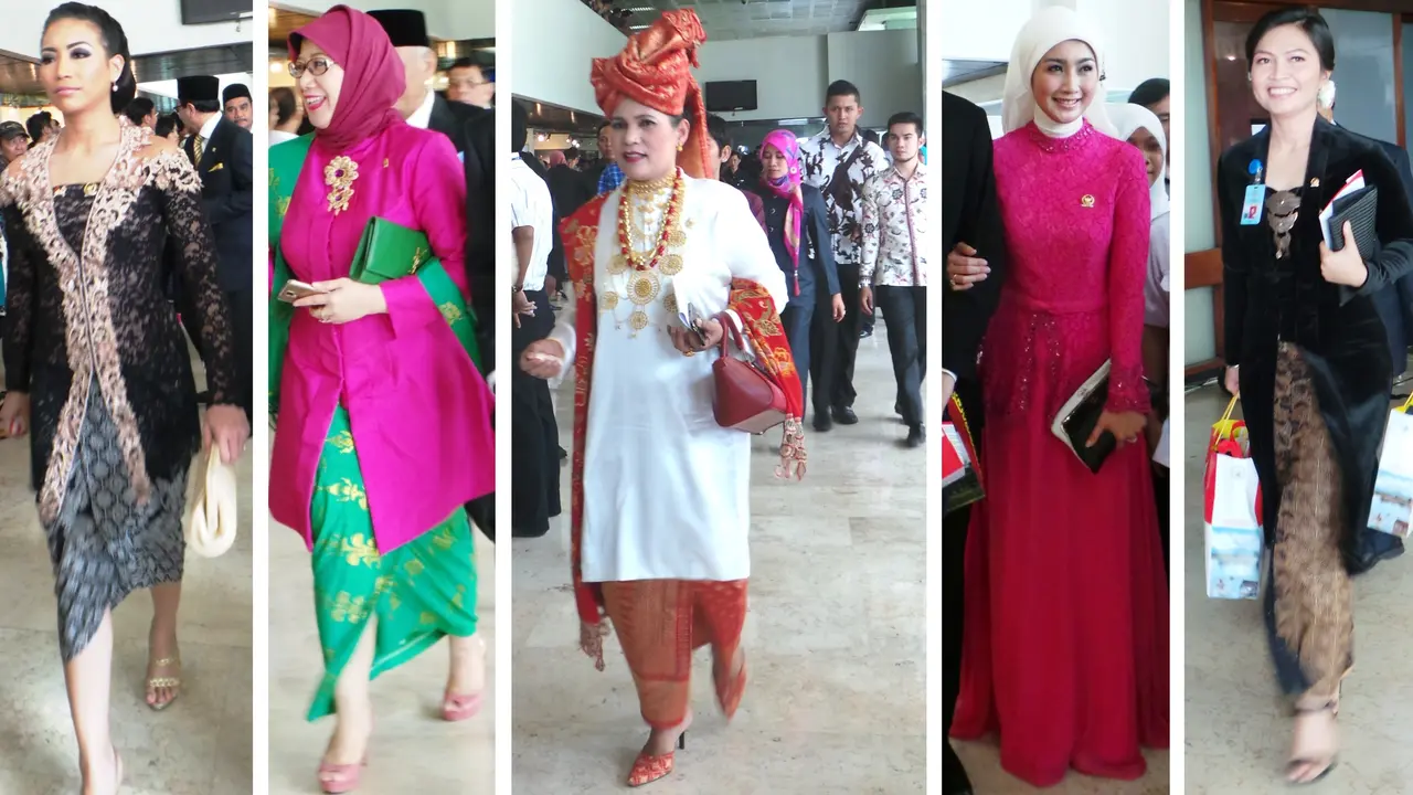 Female Best Dress Jokowi Inauguration as President of Indonesia 2014 1