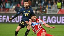 Calvin Verdonk bersama Lille ketika bermain melawan Red Star Belgrade di ajang Liga Europa 2025/2026. (Andrej ISAKOVIC / AFP)