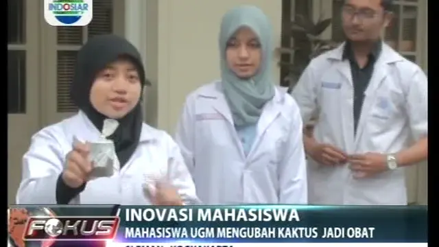 Inovasi Mahasiswa, Mahasiswa UGM Mengubah Kaktus Jadi Obat