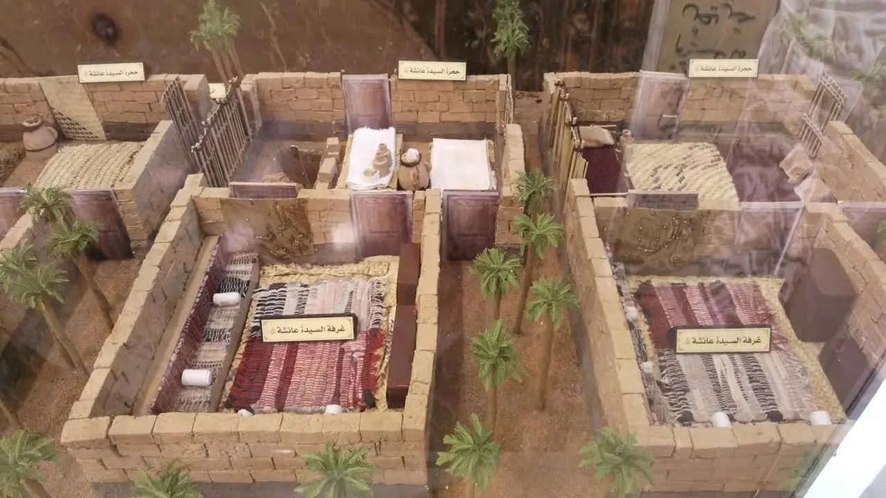Bentuk kamar Rasulullah di Museum Dar Al Madinah 