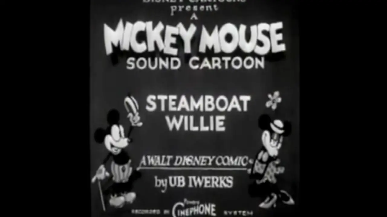 Kartun 'Steamboat Willie' Mickey Mouse. (Youtube)
