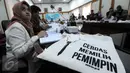 Peserta FGD yang dihadiri sekitar 14 lembaga pemantau pemilu yang digelar KPU untuk membahas proses pemungutan dan penghitungan suara pada penyelenggaraan Pilkada serentak mendatang di gedung KPU, Jakarta, Selasa (29/9). (Liputan6.com/Helmi Afandi)