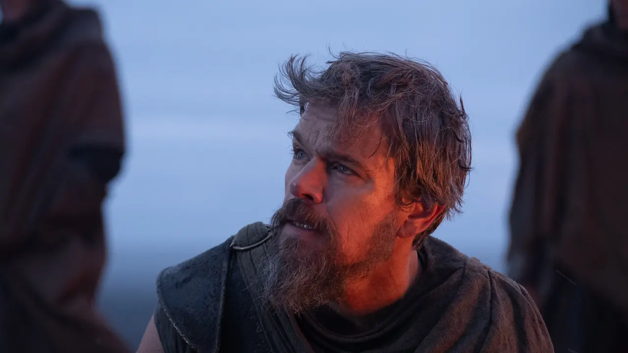 Matt Damon di Film The Odyssey (credit: Universal Pictures)