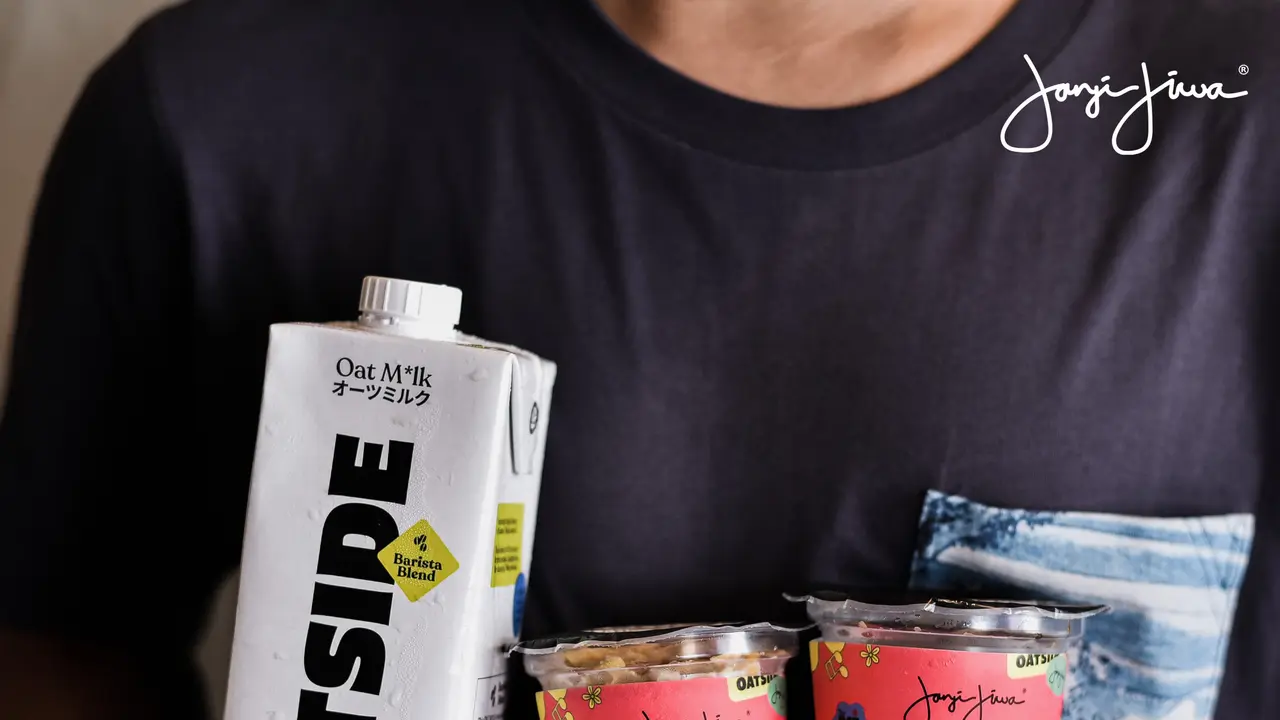 Alternatif Kopi Susu yang Aman di Lambung Kolaborasi Janji Jiwa x OATSIDE