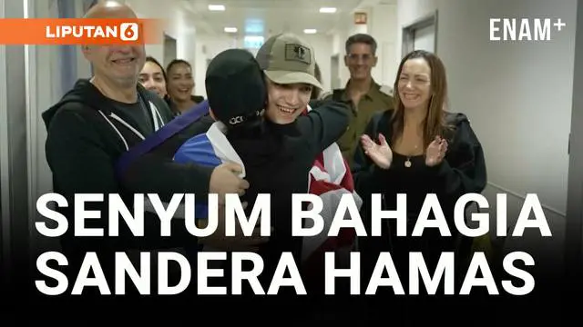 VIDEO: Sandera Terakhir Asal AS Dibebaskan Hamas, Bertemu Keluarga di Tel Aviv