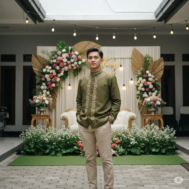 Baju Kondangan di Rumah. Foto: Gemini