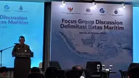 Focus group discussion tentang delimitasi batas maritim (Dok: Athika Rahma)