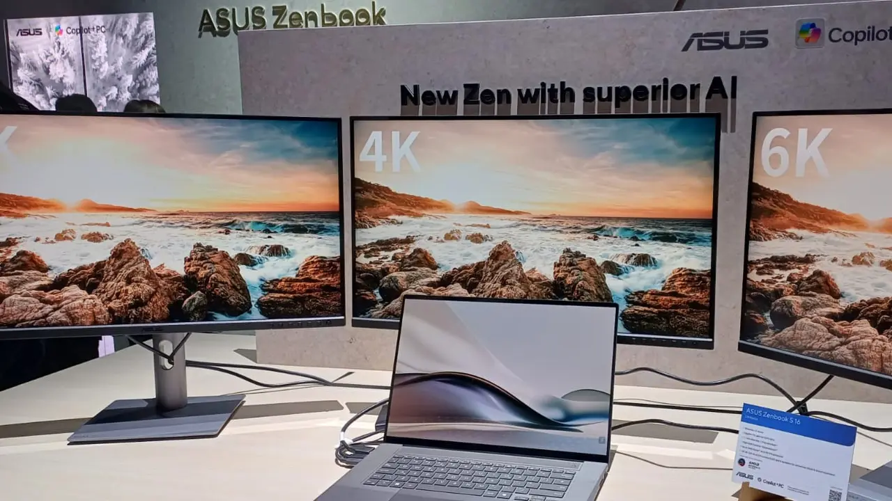 Laptop Zenbook yang didukung Copilot+ dari Microsoft (Liputan6.com/ Maulandy Rizki Bayu Kencana)