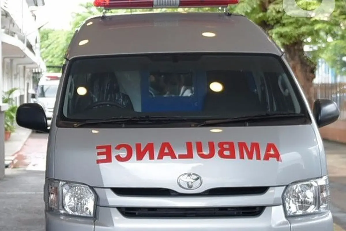 Ilustrasi mobil ambulans
