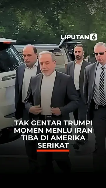 Tak Gentar Trump! Momen Menlu Iran Tiba di Amerika Serikat