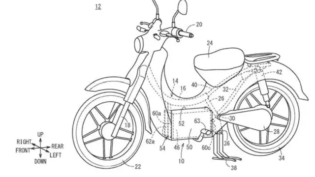 Blueprint motor listrik Honda