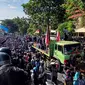 Demo dan konser mini Makassar Racing (Liputan6.com/Fauzan)