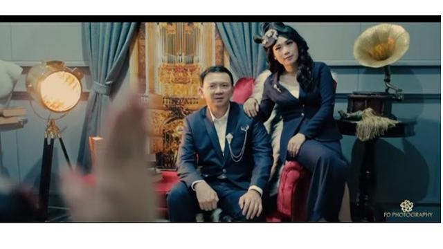 7 Momen Pemotretan Pernikahan Ahok dan Puput Nastiti Devi, Tampil Serasi