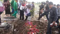 Pemakaman terpidana asal Ghana Martin Anderson di Bekasi (Liputan6.com/ Rahmat Hidayat)
