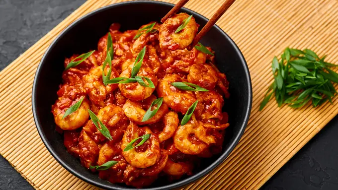 udang saus szechuan