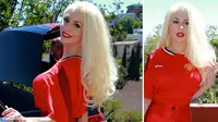 Seksinya Courtney Stodden Kenakan Jersey Manchester United