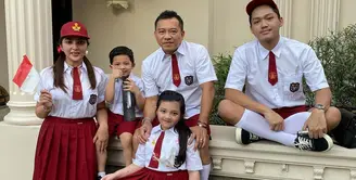 Keluarga besar Ashanty dan Anang Hermansyah (Instagram/ananghijau)