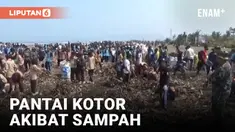 Karena Viral, Pemkab Bandung Lakukan Aksi Bersih-Bersih Pantai Loji yang Libatkan Ribuan Orang