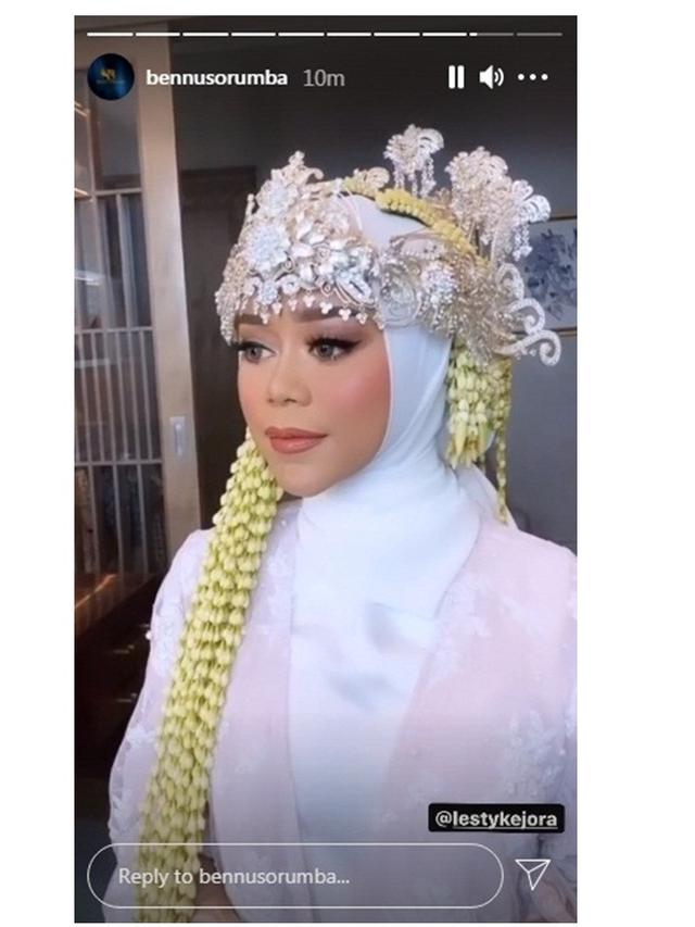 8 Detail Penampilan Lesty Kejora dalam Akad Nikah, Bikin Pangling