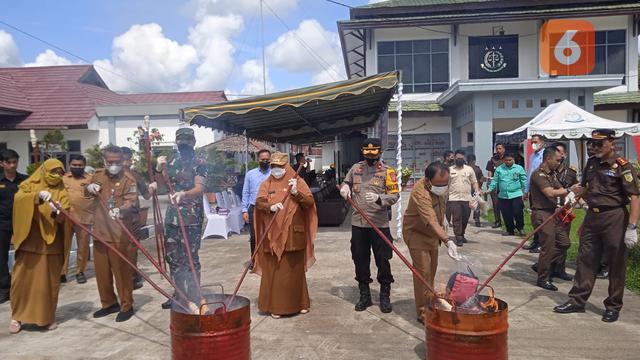 Pemusnahan Barang Bukti