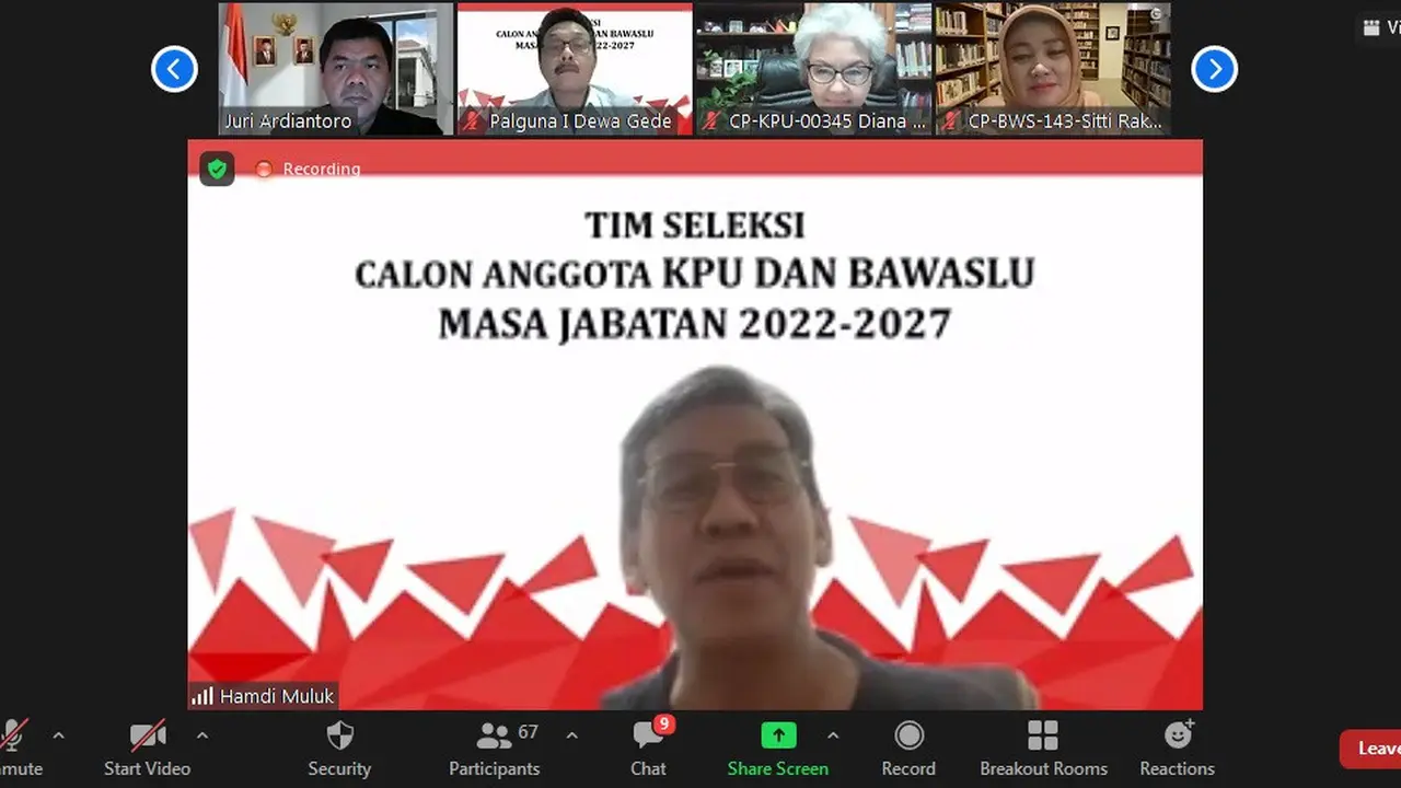 Timsel Calon Anggota KPU dan Bawaslu Gelar Sosialisasi Tes Psikologi