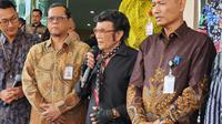 Penyanyi Rhoma Irama mendatangi Gedung Anti-Corruption Learning Center (ACLC) KPK, Selasa (29/4/2025). (Merdeka.com/ Rahmat Baihaqi)