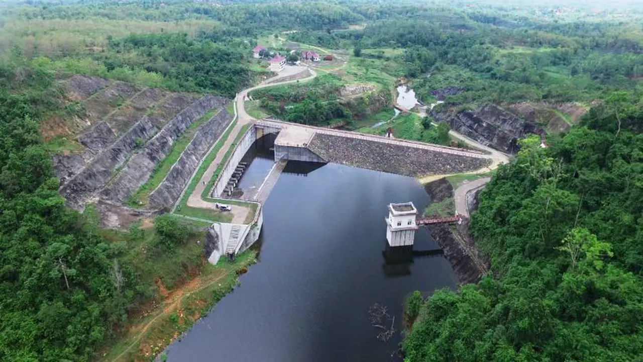 Waduk Nipah (Foto: Tim Komunikasi Presiden)