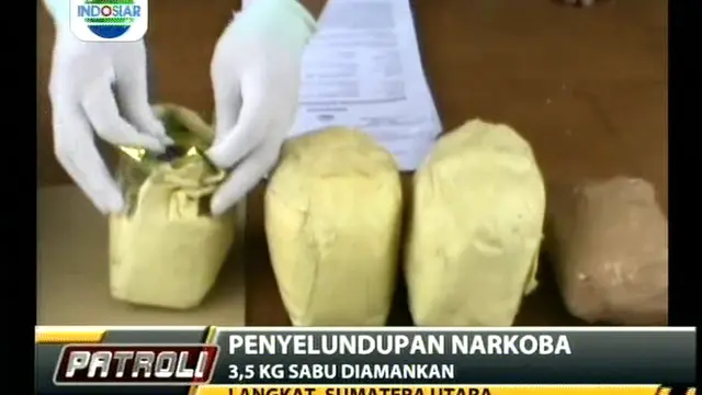 Penyelundupan Narkoba, 3,5 KG Sabu Diamankan