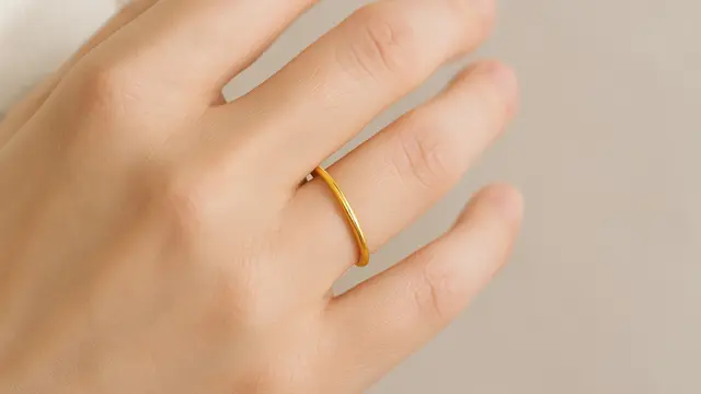 Cincin Emas 1 Gram Seperti Apa/ Ilustrasi gambar oleh AI
