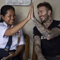 Sripun dan David Beckham. (Instagram/davidbeckham)
