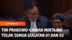 Sidang sengketa Pilpres 2024 terus berjalan di Mahkamah Konstitusi. Dalam sidang yang berlangsung hingga Kamis malam, giliran Komisi Pemilihan Umum dan Kuasa Hukum Prabowo-Gibran yang menanggapi gugatan paslon 1 dan 3.
