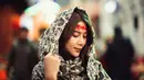 Jadi model Gading yang selanjutnya, Adinda Thomas berpose manis sambil tersenyum. (Liputan6.com/IG/@gadiiingmoto)