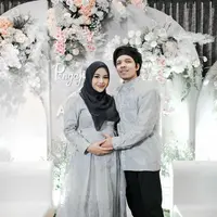 Momen pengajian 4 bulan kehamilan Aurel Hermansyah (Sumber: Instagram/attahalilintar)