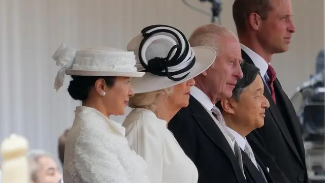 6 Gaya Kembar Ratu Camilla dan Permaisuri Masako dari Jepang saat Agenda Kunjungan Kenegaraan di London