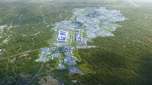 Subang Smartpolitan yang dikembangkan oleh PT Suryacipta Swadaya. (Dok SSIA Group)