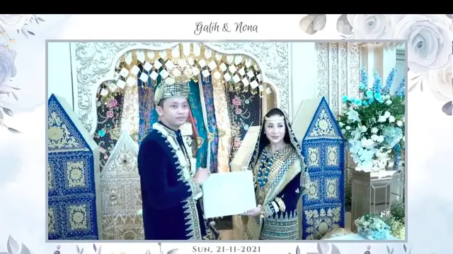 Sah, Adik Nikita Willy Jadi Istri Galih Baghaskara dengan Mas Kawin Rp 250 Juta