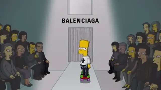 Aksi The Simpsons di Runway Balenciaga Paris Fashion Week