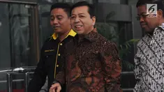 Novanto mengutip pernyataan mantan anggota Partai Demokrat Nazaruddin yang menyebut, kalau dirinya tidak terlibat korupsi e-KTP.  