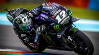 Pembalap Monster Energy Yamaha, Maverick Vinales. (Twitter/Yamaha MotoGP)