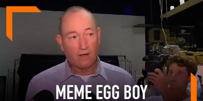 VIDEO: Aksi Egg Boy Didukung, Warganet Bikin Meme Kocak