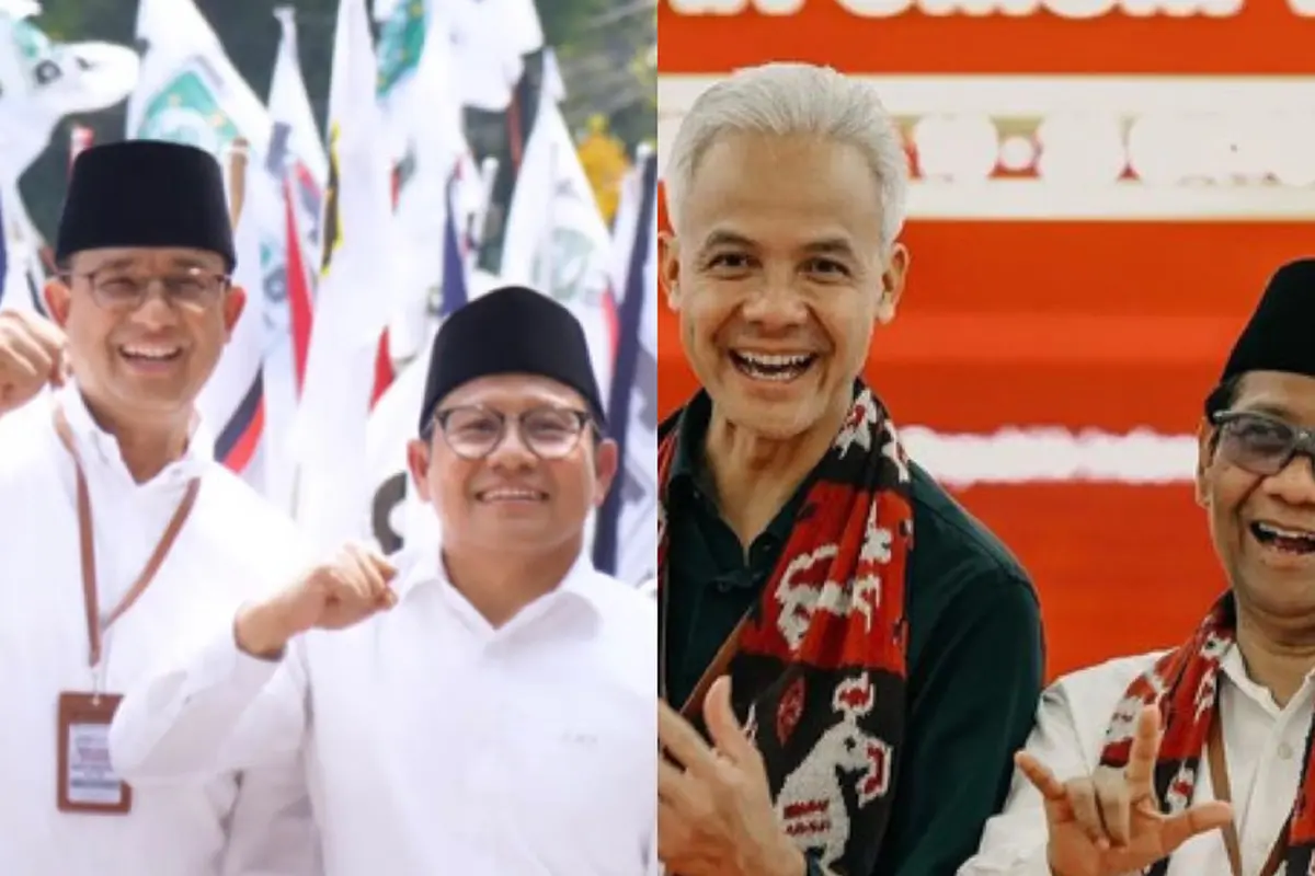 Adu Gaya Anies Baswedan-Cak Imin serta Ganjar Pranowo-Mahfud MD