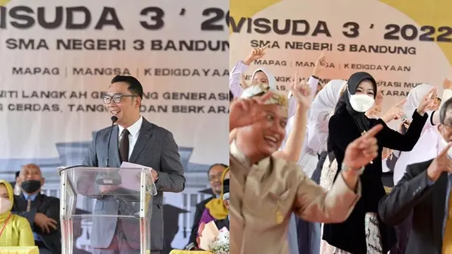 6 Potret Wisuda SMA Zara Putri Ridwan Kamil, Bahagia Dihadiri Orang Tua