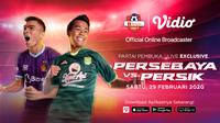 Saksikan Laga Pembuka Shopee Liga 1 Antara Persebaya VS Persik Hany di Vidio1