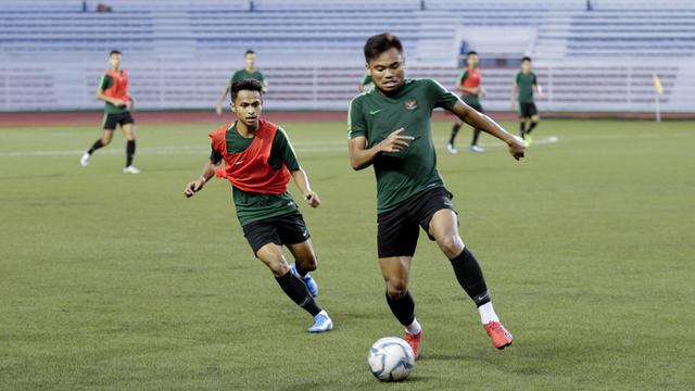 Latihan Timnas Indonesia U-22