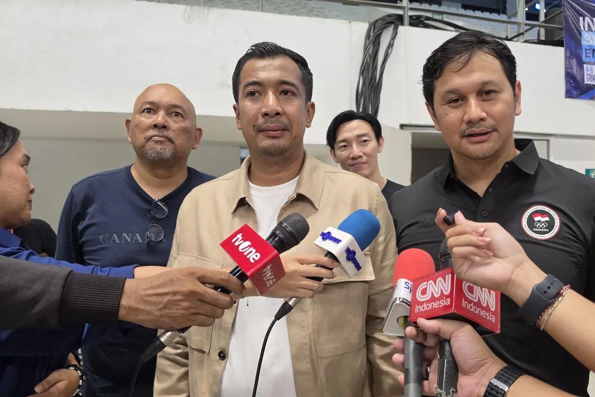 Ketua Federasi Akuatik DKI Jakarta Ade Jona Prasetyo saat menghadiri Indonesia Short Course Emerging Series