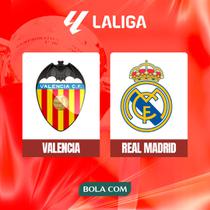 Liga Spanyol - Valencia Vs Real Madrid (Bola.com/Adreanus Titus)