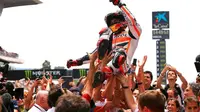 Marc Marquez menjadi satu dari lima pebalap Spanyol tersukses di kelas premier, termasuk MotoGP. (Repsol Honda)