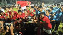 Selebrasi Timnas U-19 saat meraih gelar Piala AFF 2013 (www.aseanfootball.org)