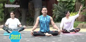 Intip keseruan Jessica Iskandar dan Girls Squad lakukan acroyoga bersama.